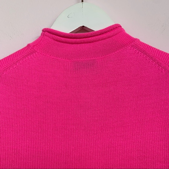 NEW! Opening Ceremony Merino Wool Knit Sweater Hot Pink, Medium - Picture 10 of 10